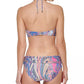 Tommy Hilfiger Women's Fold Over Bikini Bottoms Swimsuit Blue Size Large