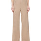 Calvin Klein Women's Linen Wide Leg Pants Brown Size 16
