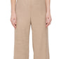 Calvin Klein Women's Linen Wide Leg Pants Brown Size 16