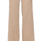 Calvin Klein Women's Linen Wide Leg Pants Brown Size 16