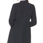 Calvin Klein Women's Open Front Long Blazer Blue Size 4Petite