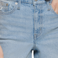 Calvin Klein Women's High Rise Fit Jean Shorts Blue Size Petite