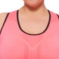 Calvin Klein Women's Reversible Medium Impact Sports Bra Orange Size 1X