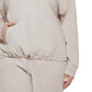 Calvin Klein Women's Performance Plus Hooded T-Shirt Beige Size 2X