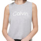 Calvin Klein Women's Muscle Tank Gray Size Medium
