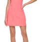 केल्विन क्लाइन महिलाओं के लिए पिकलबॉल एक्सरसाइज ड्रेस नारंगी रंग, छोटा आकार