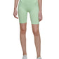 Calvin Klein Women's High Rise Ribbed Bike Shorts Green Size X-Large