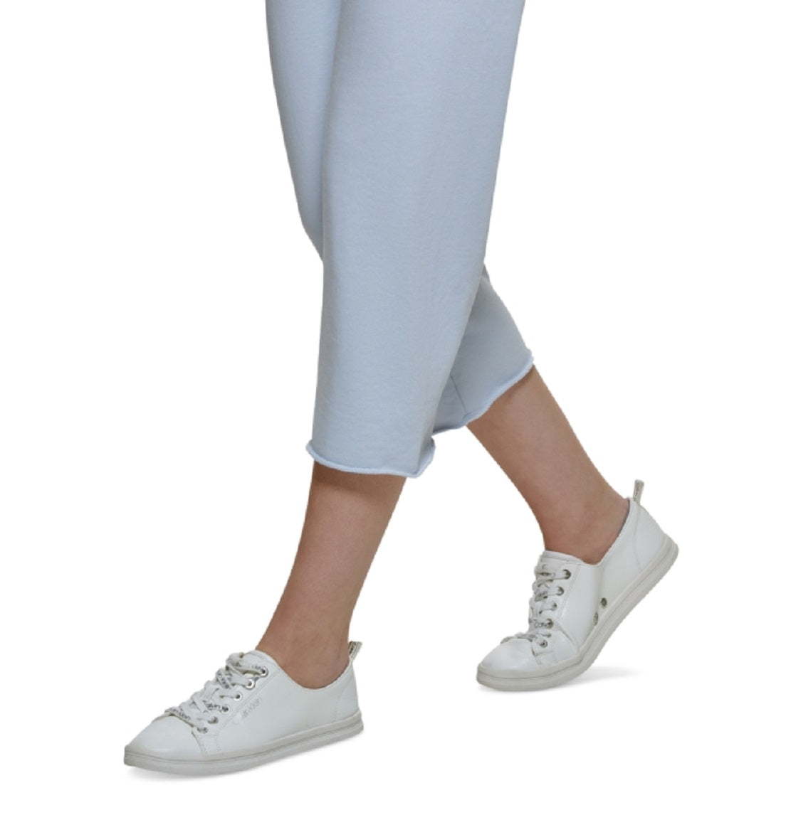 Calvin Klein Women's Cropped Sweatpants Blue Size Medium