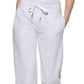 Calvin Klein Women's Cropped Sweatpants White Size Medium