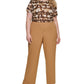 Calvin Klein Women's Highline Textured Pants Brown Size 16W