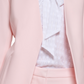Calvin Klein Women's 3/4-Sleeve Open Front Blazer Pink Size 2Petite