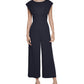 Calvin Klein Women's Cap Sleeve Jumpsuit Blue Size 14