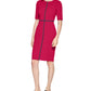 Calvin Klein Women's Logo Taped Sheath Dress Pink Size 4