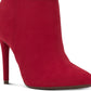 Jessica Simpson Women's Lerona Pointed Toe Dress Booties Red Size 8.5 M