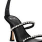 Marc Fisher Ltd. Women's Dezzi Embellished Strappy High Heel Sandals Black Size 8