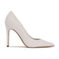 Nine West Women's Bridal Fresh Pointy Toe Pumps White Size 5.5 M