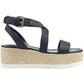 Bandolino Women's Major Platform Sandals Blue Size 8 M