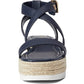 Bandolino Women's Major Platform Sandals Blue Size 8 M
