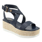 Bandolino Women's Major Platform Sandals Blue Size 8 M