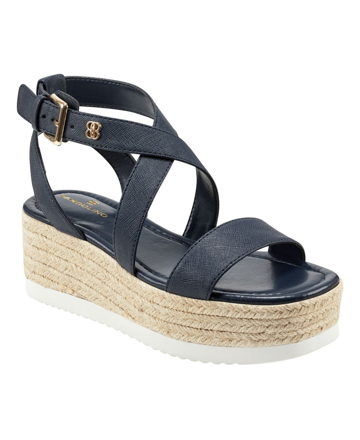 Bandolino Women's Major Platform Sandals Blue Size 8 M