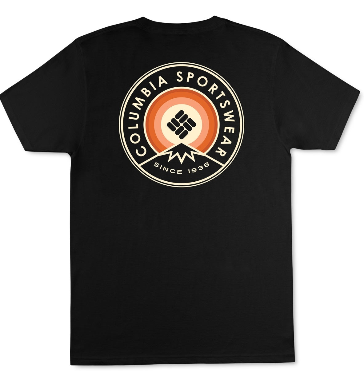 Columbia Men's Avalon Logo Graphic T-Shirt Black Size X-Large