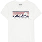 बास आउटडोर वीमेन शिमर ग्राफिक टी-शर्ट व्हाइट साइज़ एक्स-स्मॉल
