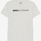 Bass Outdoor Men's Lined T-Shirt Oatmeal Size S