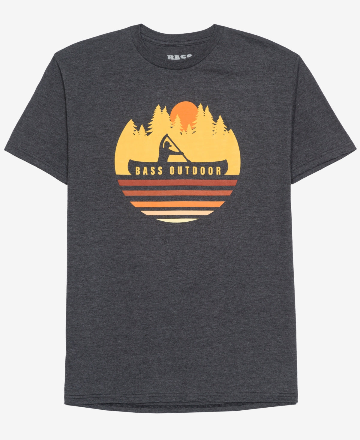 Bass Outdoor Men's Paddled T-Shirt Gray Size X-Large