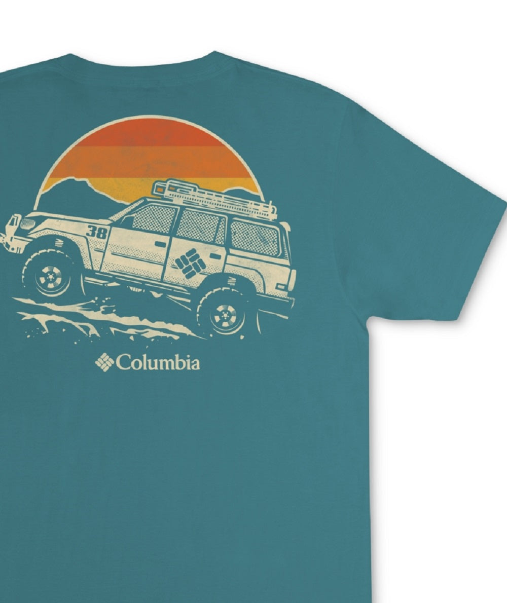 Columbia Men's Kono Graphic T-Shirt Green Size Small