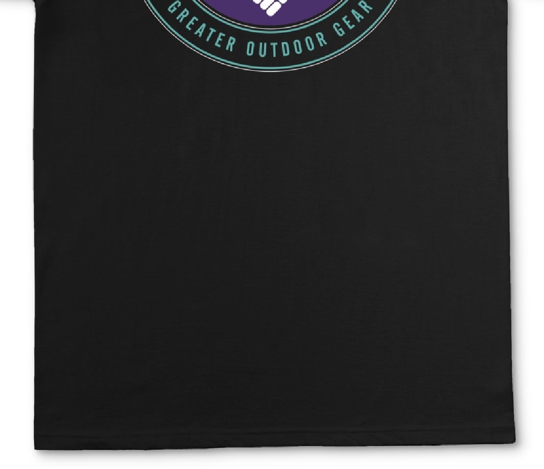 Columbia Men's Graphic T-Shirt Black Size Small
