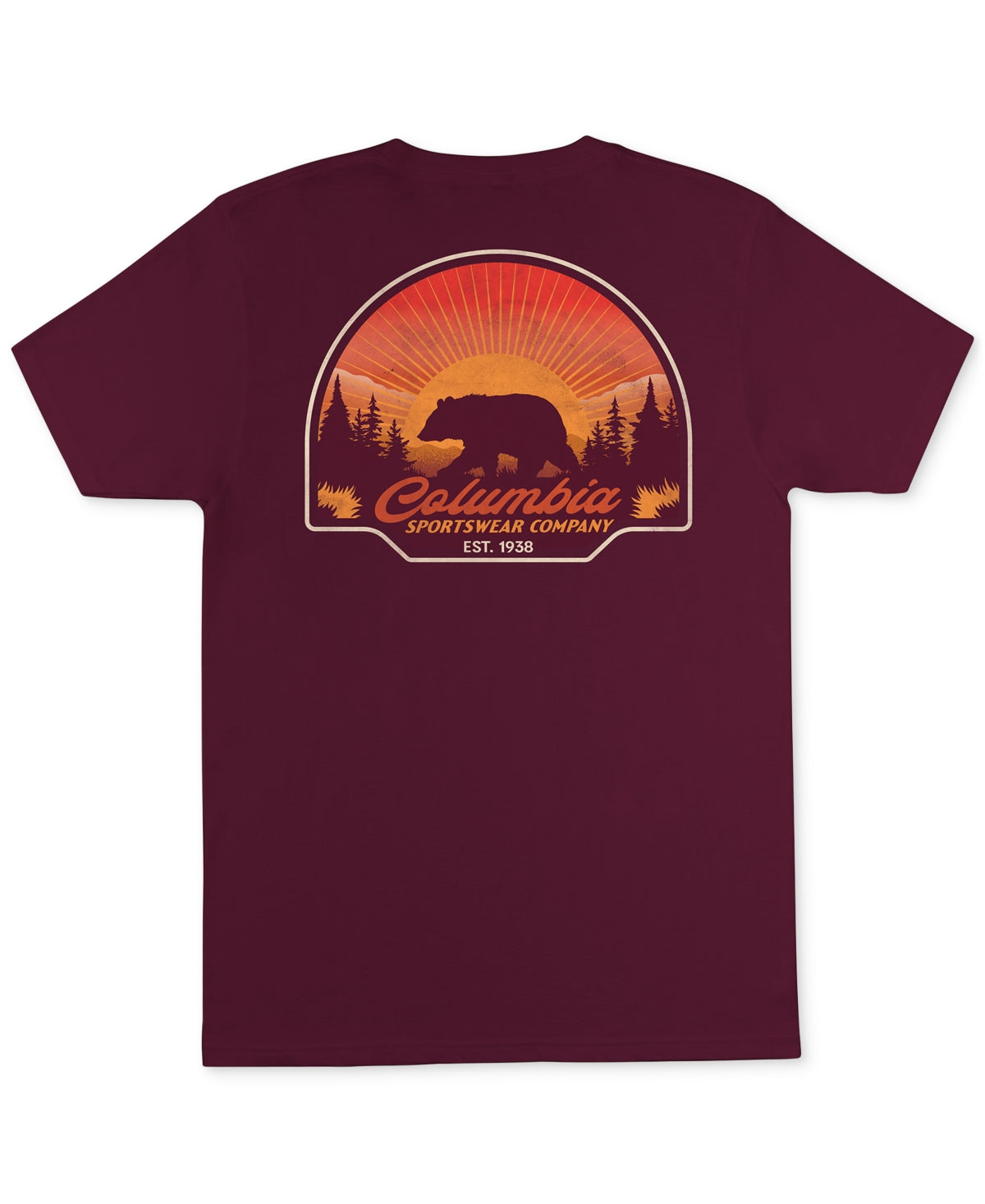 Columbia Men's Kujo Graphic T-Shirt Red Size X-Large