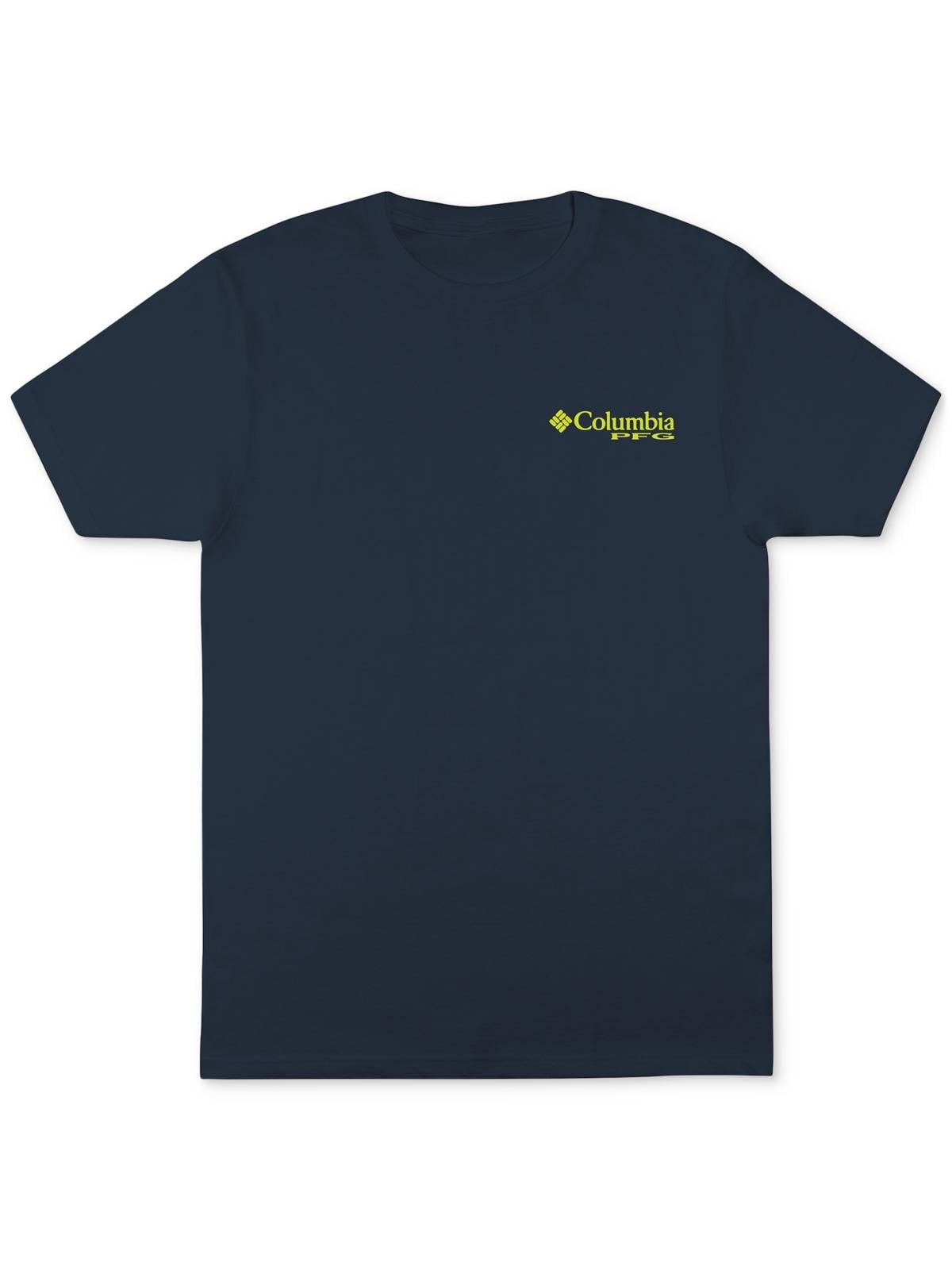 Columbia Men's Pfg WeeBee Graphic T-Shirt Blue