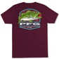 Columbia Men's Basser Graphic T-Shirt Red Size Large