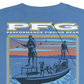 Columbia Men's Pfg Labby Graphic T-Shirt Blue Size Small