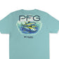 Columbia Men's Dean Graphic T-Shirt Blue Size Medium