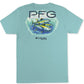 Columbia Men's Dean Graphic T-Shirt Blue Size Large