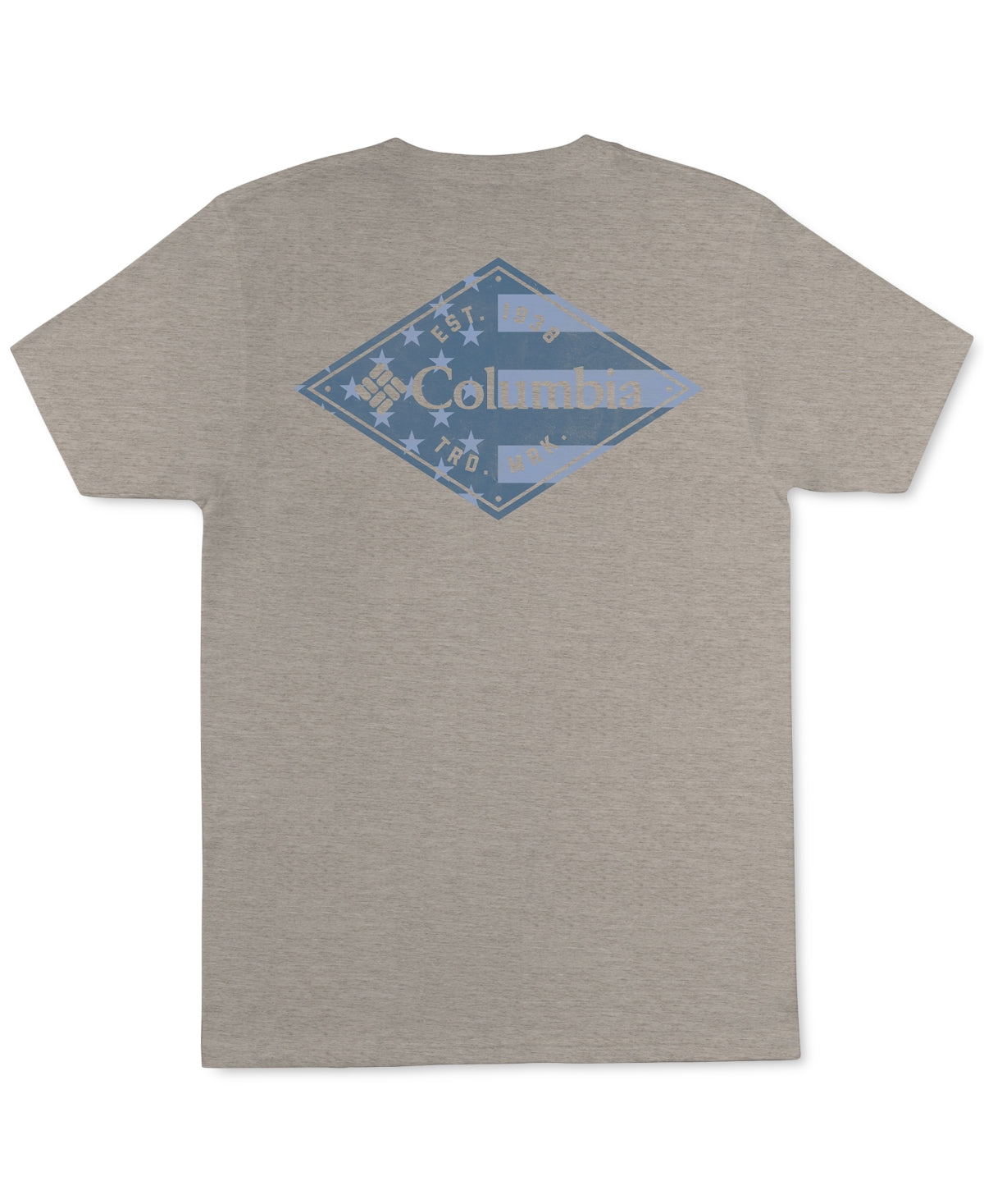 Columbia Men's Status Graphic T-Shirt Gray Size Small