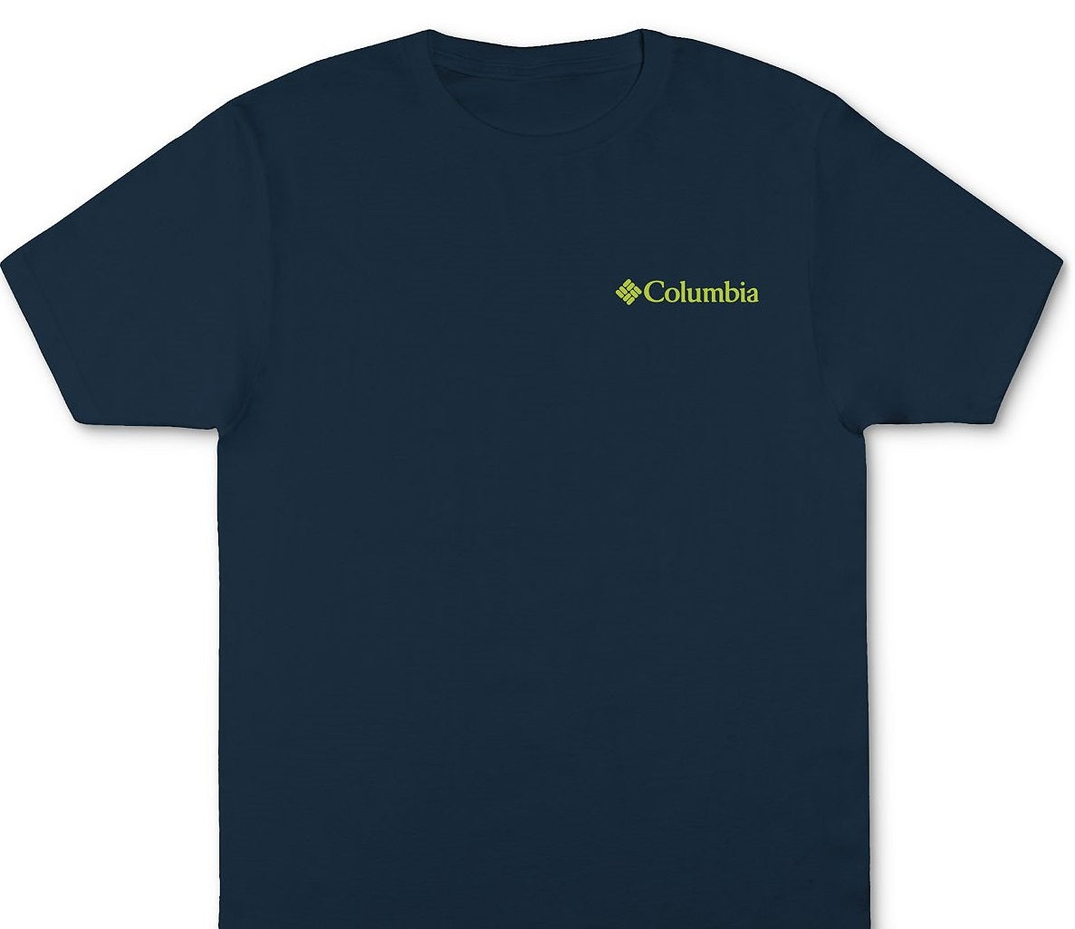 Columbia Men's Graphic T-Shirt Blue Size Medium