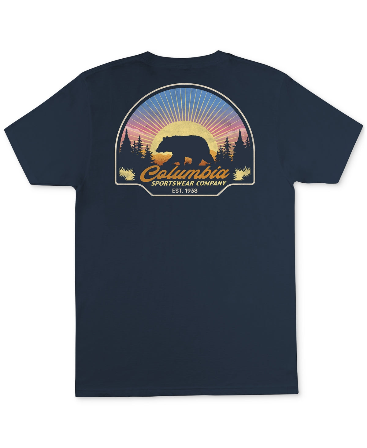 Columbia Men's Kujo Graphic T-Shirt Blue Size XX-Large