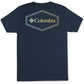 Columbia Men's Cotton Crewneck Graphic T-Shirt Blue Size Large