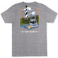 Columbia Men's Keon Pfg Logo Graphic T Shirt Gray Size Small