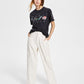 Junk Food Women's Cotton Floyd Graphic Print Tee Black Size Medium