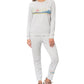 Hurley Junior's Wavez Burnout Fleece High Rise Joggers Gray Size Small