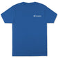Columbia Men's Cotton Crewneck Graphic T-Shirt Blue Size Large