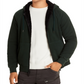 John Varvatos Men's Trenton Sherpa Lined Hoodie Green Size Medium