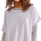 Free People Women's U Fancy T-Shirt Purple Size Small