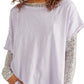 Free People Women's U Fancy T-Shirt Purple Size Small