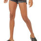 Free People Women's Maggie Distressed Shorts Gray Size 26