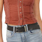 Free People Women's Maggie Lace Tank Brown Size X-Small
