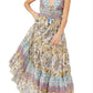 Free People Women's Real Love Print Maxi Dress Brown Size X-Large
